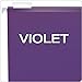 Pendaflex Reinforced Hanging File Folders, Letter Size, Violet, 1/5 Cut, 25/BX (4152 1/5 VIO)