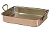 Mauviel Cuprinox 2.5 mm 16-by-12-Inch Rectangular Roasting Pan with 8-1/2-Quart Capacity and Bronze Handles