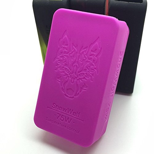 Anti-slip Silicone Case Protective Skin for SnowWolf Snow Wolf 75w Mini Sleeve Wrap Case Cover (Purple)