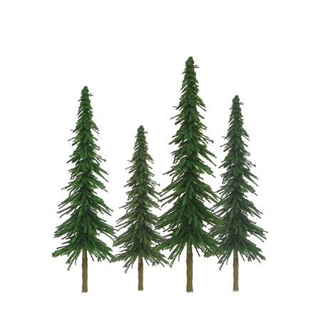 JTT Super Scenic Spruce 4" to 6" HO Scale - 24 Pack