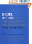 Lectures on Natural Right and Political Science: The First Philosophy of Right