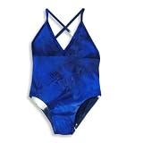Cruz - Girls One Piece Tie Dye Swimsuit, Blue