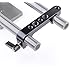 pangshi&reg; 1/4" 3/8" Thread Rod Clamp Rail Block for 15mm rod DSLR Rig Rail System Follow Focus