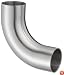 Dixon B2S-G200P Stainless Steel 304 Sanitary Fitting, 90 Degree Polished Weld Long Elbow with Tangent, 2