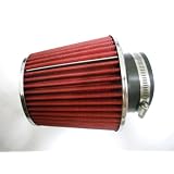 2.75 Inch High Performance Racing Red Air Filter (New) by High performance parts