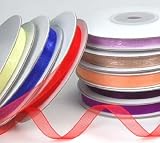 1/4' Organza Organdy Ribbon 25 yards