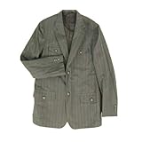 Perry Ellis Gargoyle Plaid Single Breast 2 Button Sport Coat