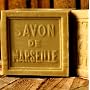 Savon de Marseille (Marseille Soap) pure olive oil soap from the South of France (Hard-Milled Version)
