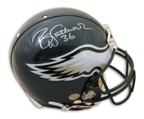 Brian Westbrook Signed Eagles Full Size Authentic Helmet