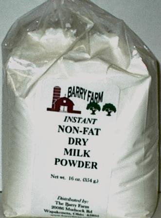 Instant Non Fat Milk Powder, 1lb. by Barry Farm