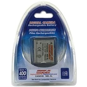 Digipower BP-CN4L Replacement Li-Ion Battery for Canon NB-4L