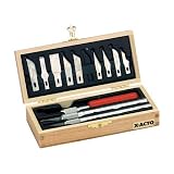 X-Acto X5082 X-ACTO Knife Set, 3 Knives, 10 Blades, Carrying Case