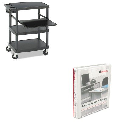 KITSAF8929BLUNV20962 - Value Kit - Safco Multimedia Projector Cart (SAF8929BL) and Universal Round Ring Economy Vinyl View Binder (UNV20962) KITSAF8929BLUNV20962 - Value Kit - Safco Multimedia Projector Cart (SAF8929BL) and Universal Round Ring Economy Vinyl View Binder (UNV20962)