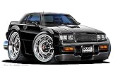1987 Buick Grand National car Wall Graphic-Decal-Decor 24