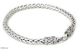 Men's bracelet, 'Strength' 0.3 W 9.5 L
