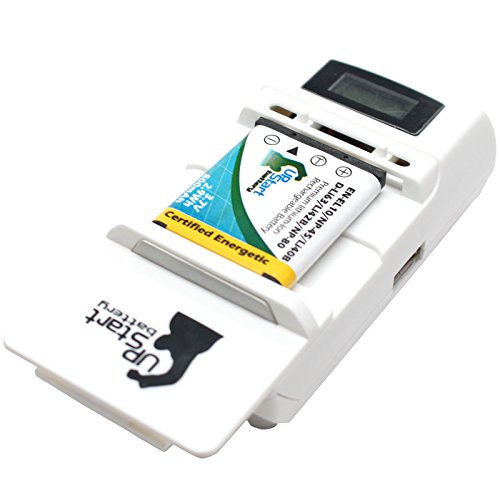 2-Pack Kodak EasyShare Mini Battery with Universal Charger (100/240V), 18000mAh Portable External Battery Charger &amp; EU Adapter - Replacement Kodak KLIC-7006 Digital Camera Battery and Charger