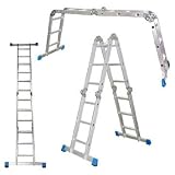 Review   / Folding Aluminium Combination Step Ladder+ Platform