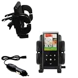 Samsung YP-P2JARY Auto Vent Holder with Car Charger - Uses Gomadic TipExchange
