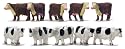 Hornby R768 00 Gauge Skaledale Cows Kits People & New Building