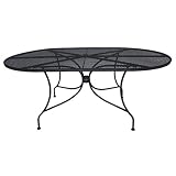 D.C. America Wrought Iron 72 x 42 Table-Black