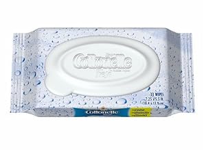 Cottonelle Flushable Folded Wipes with Aloe & E, Zip Case (33 Wipes)
