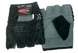 Airuis Retro Mesh Half Finger Cycling Gloves, Large, Black