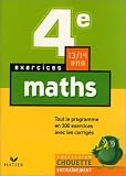 Chouette Entra�nement : Math�matiques, de la 4e � la 3e - 13-14 ans (+ corrig�s)