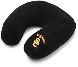 NCAA USC Trojans Embroidered U-Shaped Fleece Travel Neck Pillow (Black)