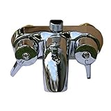 LASCO 08-1110 Bathcock Tub and Shower Valve with 3 3/8-Inch Center and 1/2-Inch Male Pipe Thread Out