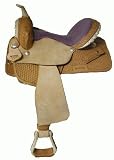 Ostrich Barrel Saddle by Circle S