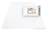Denver Broncos NFL Locker Room Twin Jersey Bed Sheet and Pillowcase Set