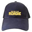 CAPS NAVY BLUE EMBROIDERY " KISS ME , I'M ROADIE "