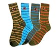 Toy Machine New Stripe Socks (4 Pack)