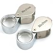 30X Eye Loupes Jewelers Magnifier 21mm New Lot of 2