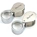 30X Eye Loupes Jewelers Magnifier 21mm New Lot of 2