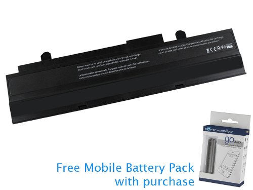 Asus EEE PC 1215N-PU17-RD Battery 56Wh, 5200mAh with spare Mobile Battery Pack