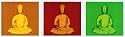 Buddha (Pop Art) Art Poster Print - 12" X 36"
