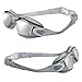 iORCA Adult Swim Goggles for Men and Women with Anti-Fog, Anti-Shatter Swimming Lenses - Includes a FREE Premium Protective EVA Zipper Case - Compare to Speedo, Aqua Sphere - Get the Best and Most Comfortable Swim Goggles! (Silver)