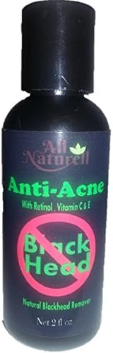 Natural Blackhead and Pore Remover Face Cleansing Mask with Retinol to Naturally Clear Acne, Pimples and Blemishes Fast and Easy