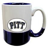 Pittsburgh Panthers 2-Tone Grande Mug White/Blue - NCAA College Athletics Fan Shop Accessories