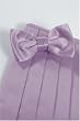 Bowtie and Cummerbund Set - Luxury Satin Heather