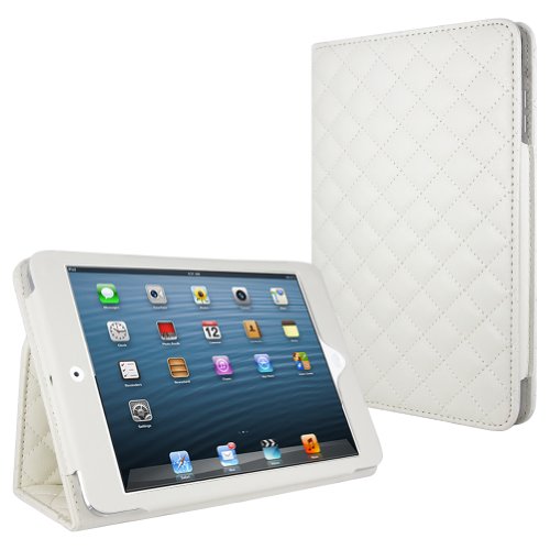 MiniSuit Diamond LUSH Classy Case for Apple iPad Mini (White)