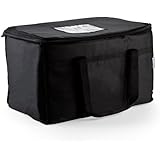 Insulated Food Delivery Bag / Pan Carrier (Black)