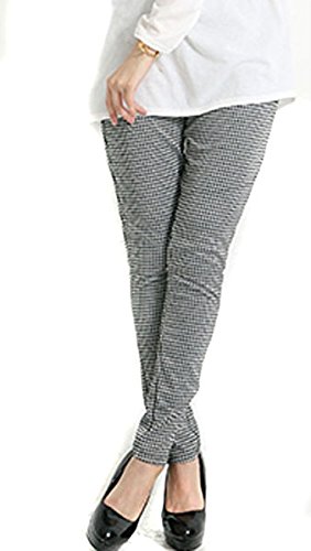 (Goldjapan)ゴールドジャパン 大きいサイズ レディース テーパード パンツ 千鳥柄 カラーパンツ スキニーパンツ レギンス レギパン ストレッチ パンツ ズボン ロングパンツ 長ズボン 楽チン 伸縮性 伸びる 足長 美脚 脚長 カジュアル エレガント goldfit-002