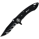 M-Tech Pocket Folding Knife Chopper Diamond Black