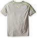 PUMA Big Boys' Active Short Sleeve Tee Shirt, Gray, 10-12 (Medium)