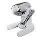 Metrokane Mighty OJ Home Juicer-Orange with Chrome Head and Handle