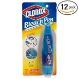 Clorox Bleach Pen, Case Pack, Twelve - 1 Count Packages, 2 Ounces Each(12 Pens, 24 Ounces)