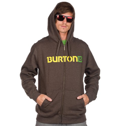 Burton Herren Kapuzenjacke Logo Horizontal Fullzip, heather mocha, XL, 267411 Preisvergleich