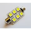 CBConcept Brand 42mm High Power 6 SMD LED Festoon Dome Bulb White 12 Volt DC